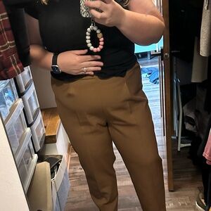 Elegant Brown Women's Pants